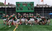 5 May 2019; Mayo players break away after their team photograph before the Connacht GAA Football Senior Championship Quarter-Final match between New York and Mayo at Gaelic Park in New York, USA. Photo by Piaras Ó Mídheach/Sportsfile