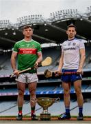 9 May 2019; Cathal Freeman of Mayo and Fergal Rafter of Monaghan who will compete in the Nicky Rackard Cup in attendance at the official launch of Joe McDonagh, Christy Ring, Nicky Rackard and Lory Meagher Competitions at Croke Park in Dublin. Photo by Stephen McCarthy/Sportsfile