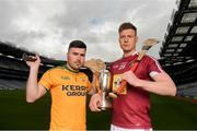 9 May 2019; Joe McDonagh Cup hurlers Tommy Doyle of Westmeath and Martin Stackpoole of Kerry in attendance at the official launch of Joe McDonagh, Christy Ring, Nicky Rackard and Lory Meagher Competitions at Croke Park in Dublin. Photo by Eóin Noonan/Sportsfile