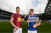 9 May 2019; Joe McDonagh Cup hurlers Tommy Doyle of Westmeath and Paddy Purcell of Laois in attendance at the official launch of Joe McDonagh, Christy Ring, Nicky Rackard and Lory Meagher Competitions at Croke Park in Dublin. Photo by Eóin Noonan/Sportsfile