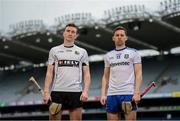9 May 2019; Robert Curley of Warwickshire and Fergal Rafter of Monaghan who will compete in the Nicky Rackard Cup in attendance at the official launch of Joe McDonagh, Christy Ring, Nicky Rackard and Lory Meagher Competitions at Croke Park in Dublin. Photo by Stephen McCarthy/Sportsfile