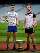 9 May 2019; Fergal Rafter of Monaghan and Gary Cadden of Sligo who will compete in the Nicky Rackard Cup in attendance at the official launch of Joe McDonagh, Christy Ring, Nicky Rackard and Lory Meagher Competitions at Croke Park in Dublin. Photo by Stephen McCarthy/Sportsfile