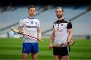 9 May 2019; Fergal Rafter of Monaghan and Gary Cadden of Sligo who will compete in the Nicky Rackard Cup in attendance at the official launch of Joe McDonagh, Christy Ring, Nicky Rackard and Lory Meagher Competitions at Croke Park in Dublin. Photo by Stephen McCarthy/Sportsfile