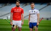 9 May 2019; Gerard Smyth of Louth and Fergal Rafter of Monaghan who will compete in the Nicky Rackard Cup in attendance at the official launch of Joe McDonagh, Christy Ring, Nicky Rackard and Lory Meagher Competitions at Croke Park in Dublin. Photo by Stephen McCarthy/Sportsfile