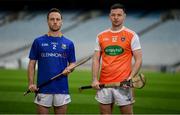 9 May 2019; Paddy Corcoran of Longford and Stephen Renaghan of Armagh who will compete in the Nicky Rackard Cup in attendance at the official launch of Joe McDonagh, Christy Ring, Nicky Rackard and Lory Meagher Competitions at Croke Park in Dublin. Photo by Stephen McCarthy/Sportsfile