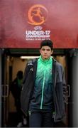 9 May 2019; Anselmo Garcia McNulty of Republic of Ireland prior to the 2019 UEFA European Under-17 Championships Group A match between Belgium and Republic of Ireland at Tallaght Stadium in Dublin. Photo by Stephen McCarthy/Sportsfile