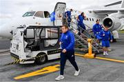9 May 2019; Seán Cronin of Leinster arrives at Newcastle International Airport in Newcastle, England, ahead of the Heineken Champions Cup Final at St. James's Park. Photo by Ramsey Cardy/Sportsfile