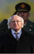 9 May 2019; The President of Ireland Michael D Higgins prior to the 2019 UEFA European Under-17 Championships Group A match between Belgium and Republic of Ireland at Tallaght Stadium in Dublin. Photo by Stephen McCarthy/Sportsfile