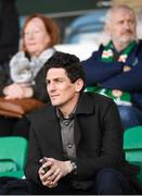 9 May 2019; Former Republic of Ireland international and current U21 assistant coach Keith Andrews during the 2019 UEFA European Under-17 Championships Group A match between Belgium and Republic of Ireland at Tallaght Stadium in Dublin. Photo by Stephen McCarthy/Sportsfile