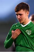 9 May 2019; Joshua Giurgi of Republic of Ireland reacts following the 2019 UEFA European Under-17 Championships Group A match between Belgium and Republic of Ireland at Tallaght Stadium in Dublin. Photo by Stephen McCarthy/Sportsfile