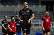 10 May 2019; Devin Toner during the Leinster team captain's run at St James' Park in Newcastle Upon Tyne, England. Photo by Ramsey Cardy/Sportsfile