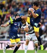 10 May 2019; Isaiah Toeava of ASM Clermont Auvergne is tackled by Wiaan Liebenberg of La Rochelle during the Heineken Challenge Cup Final match between ASM Clermont Auvergne and La Rochelle at St James' Park in Newcastle Upon Tyne, England. Photo by Ramsey Cardy/Sportsfile