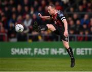 10 May 2019; Derek Pender of Bohemians during the SSE Airtricity League Premier Division match between Bohemians and Dundalk at Dalymount Park in Dublin. Photo by Stephen McCarthy/Sportsfile