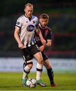 10 May 2019; Chris Shields of Dundalk in action against Conor Levingston of Bohemians during the SSE Airtricity League Premier Division match between Bohemians and Dundalk at Dalymount Park in Dublin. Photo by Stephen McCarthy/Sportsfile