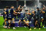 10 May 2019; ASM Clermont Auvergne celebrate following the Heineken Challenge Cup Final match between ASM Clermont Auvergne and La Rochelle at St James' Park in Newcastle Upon Tyne, England. Photo by Ramsey Cardy/Sportsfile
