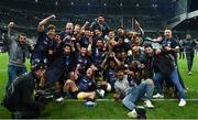 10 May 2019; ASM Clermont Auvergne celebrate following the Heineken Challenge Cup Final match between ASM Clermont Auvergne and La Rochelle at St James' Park in Newcastle Upon Tyne, England. Photo by Ramsey Cardy/Sportsfile