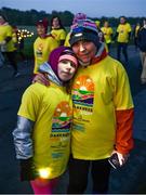 11 May 2019; Thousands of people across 202 locations worldwide walked together in hope against suicide at this year’s Darkness Into Light, proudly supported by Electric Ireland, raising vital funds to ensure Pieta can continue to provide critical support in the fight against suicide. Janet and Ellis Lawlor, from Finglas, Dublin, at the Darkness Into Light event in the Phoenix Park in Dublin. Photo by Ray McManus/Sportsfile