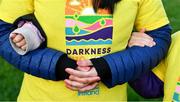 11 May 2019; Thousands of people across 202 locations worldwide walked together in hope against suicide at this year’s Darkness Into Light, proudly supported by Electric Ireland, raising vital funds to ensure Pieta can continue to provide critical support in the fight against suicide. Participants walk arm in arm during the Darkness Into Light event in the Phoenix Park in Dublin. Photo by Ray McManus/Sportsfile