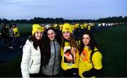 11 May 2019; Thousands of people across 202 locations worldwide walked together in hope against suicide at this year’s Darkness Into Light, proudly supported by Electric Ireland, raising vital funds to ensure Pieta can continue to provide critical support in the fight against suicide. Megan Kelly, Grace Flanagan, Ali Richardson and Ellie Foley, from Cabra, during the Darkness Into Light event in the Phoenix Park in Dublin. Photo by Ray McManus/Sportsfile