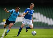 11 May 2019; Danny O'Connell of Avondale United in action against Thomas Hyland of Crumlin United during the FAI New Balance Intermediate Cup Final match between Avondale United and Crumlin United at Aviva Stadium in Dublin. Photo by Eóin Noonan/Sportsfile