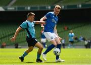 11 May 2019; Garreth Brady of Crumlin United in action against Danny O'Connell of Avondale United during the FAI New Balance Intermediate Cup Final match between Avondale United and Crumlin United at Aviva Stadium in Dublin. Photo by Eóin Noonan/Sportsfile