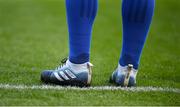 11 May 2019; A detailed view of the boots of Tadhg Furlong of Leinster prior to the Heineken Champions Cup Final match between Leinster and Saracens at St James' Park in Newcastle Upon Tyne, England. Photo by David Fitzgerald/Sportsfile