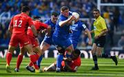 11 May 2019; Tadhg Furlong of Leinster is tackled by Mako Vunipola of Saracens during the Heineken Champions Cup Final match between Leinster and Saracens at St James' Park in Newcastle Upon Tyne, England. Photo by Brendan Moran/Sportsfile