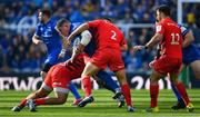 11 May 2019; Tadhg Furlong of Leinster is tackled by Mako Vunipola and Jamie George of Saracens during the Heineken Champions Cup Final match between Leinster and Saracens at St James' Park in Newcastle Upon Tyne, England. Photo by Brendan Moran/Sportsfile