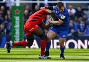 11 May 2019; Cian Healy of Leinster is tackled by Maro Itoje of Saracens during the Heineken Champions Cup Final match between Leinster and Saracens at St James' Park in Newcastle Upon Tyne, England. Photo by Brendan Moran/Sportsfile