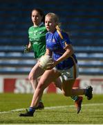 11 May 2019; Anna Carey of Tipperary in action against Rebekah Daly of Limerick during the Munster Ladies Football Intermediate Championship match between Tipperary and Limerick at Semple Stadium in Thurles, Co. Tipperary. Photo by Diarmuid Greene/Sportsfile