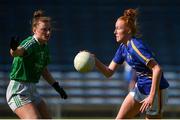 11 May 2019; Aishling Moloney of Tipperary in action against Catriona Davis of Limerick during the Munster Ladies Football Intermediate Championship match between Tipperary and Limerick at Semple Stadium in Thurles, Co. Tipperary. Photo by Diarmuid Greene/Sportsfile