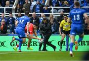 11 May 2019; Sean Maitland of Saracens scores his side's first try during the Heineken Champions Cup Final match between Leinster and Saracens at St James' Park in Newcastle Upon Tyne, England. Photo by David Fitzgerald/Sportsfile
