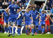 11 May 2019; Leinster players react after conceding their first try during the Heineken Champions Cup Final match between Leinster and Saracens at St James' Park in Newcastle Upon Tyne, England. Photo by David Fitzgerald/Sportsfile
