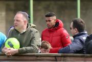 11 May 2019; Former Shamrock Rovers goalkeeper Gavin Bazunu in attendance during the U12 SFAI Cup Final 2019 match between Shamrock Rovers and St Kevin's Boys at Oscar Traynor Centre in Dublin. Photo by Michael P. Ryan/Sportsfile