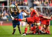 11 May 2019; Richard Wigglesworth of Saracens in action against Jack Conan of Leinster during the Heineken Champions Cup Final match between Leinster and Saracens at St James' Park in Newcastle Upon Tyne, England. Photo by David Fitzgerald/Sportsfile