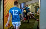 11 May 2019; Tipperary players including Daire Brennan, right, and Brian Fox warm up in the tunnel prior to the Munster GAA Football Senior Championship quarter-final match between Tipperary and Limerick at Semple Stadium in Thurles, Co. Tipperary. Photo by Diarmuid Greene/Sportsfile