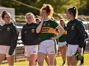 11 May 2019; Louise Ni Mhuireachtaigh of Kerry, second from right, dejected following the TG4  Munster Ladies Football Senior Championship match between Kerry and Waterford at Cusack Park in Ennis, Clare. Photo by Sam Barnes/Sportsfile