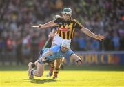 11 May 2019; Liam Rushe of Dublin in action against Paddy Deegan of Kilkenny during the Leinster GAA Hurling Senior Championship Round 1 match between Kilkenny and Dublin at Nowlan Park in Kilkenny. Photo by Stephen McCarthy/Sportsfile