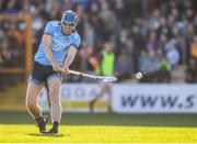 11 May 2019; Seán Moran of Dublin shoots to score his side's first goal, a penalty, during Leinster GAA Hurling Senior Championship Round 1 match between Kilkenny and Dublin at Nowlan Park in Kilkenny. Photo by Stephen McCarthy/Sportsfile