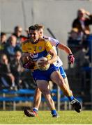 11 May 2019; Kevin Hartnett of Clare in action against Brian Looby of Waterford during the Munster GAA Football Senior Championship quarter-final match between Clare v Waterford at Cusack Park in Ennis, Clare. Photo by Sam Barnes/Sportsfile