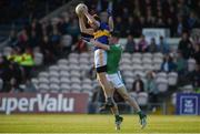 11 May 2019; Brian Fox of Tipperary in action against Seamus O'Carroll of Limerick during the Munster GAA Football Senior Championship quarter-final match between Tipperary and Limerick at Semple Stadium in Thurles, Co. Tipperary. Photo by Diarmuid Greene/Sportsfile