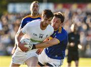 11 May 2019; Paddy Brophy of Kildare in action against Shane Mooney of Wicklow during Leinster GAA Football Senior Championship Round 1 match between Wicklow and Kildare at Netwatch Cullen Park in Carlow. Photo by Matt Browne/Sportsfile