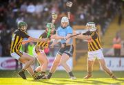 11 May 2019; Liam Rushe of Dublin in action against Kilkenny players, from left, Tommy Walsh, Paul Murphy and Paddy Deegan during the Leinster GAA Hurling Senior Championship Round 1 match between Kilkenny and Dublin at Nowlan Park in Kilkenny. Photo by Stephen McCarthy/Sportsfile