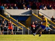 11 May 2019; Gary Brennan of Clare scores a free during the Munster GAA Football Senior Championship quarter-final match between Clare v Waterford at Cusack Park in Ennis, Clare. Photo by Sam Barnes/Sportsfile