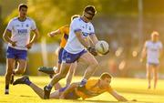 11 May 2019; Tadhg O'hUallachain of Waterford in action against Gary Brennan of Clare during the Munster GAA Football Senior Championship quarter-final match between Clare v Waterford at Cusack Park in Ennis, Clare. Photo by Sam Barnes/Sportsfile