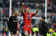 11 May 2019; Liam Williams of Saracens celebrates following the Heineken Champions Cup Final match between Leinster and Saracens at St James' Park in Newcastle Upon Tyne, England. Photo by David Fitzgerald/Sportsfile