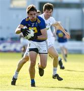 11 May 2019; Shane Mooney of Wicklow in action against Eoghan O'Flaherty of  Kildare during Leinster GAA Football Senior Championship Round 1 match between Wicklow and Kildare at Netwatch Cullen Park in Carlow. Photo by Matt Browne/Sportsfile