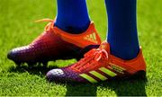 11 May 2019; The boots of Jonathan Sexton of Leinster during the Heineken Champions Cup Final match between Leinster and Saracens at St James' Park in Newcastle Upon Tyne, England. Photo by Ramsey Cardy/Sportsfile