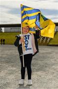 12 May 2019; Young Roscommon supporter Eva Costello, age 5, from Clonfad, Co Roscommon, prior to the Connacht GAA Football Senior Championship Quarter-Final match between Roscommon and Leitrim at Dr Hyde Park in Roscommon. Photo by Seb Daly/Sportsfile