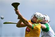 12 May 2019; Gavin McGowan of Meath in action against Pádraig Muldoon of London during the Christy Ring Cup Group 2 Round 1 match between Meath and London at Páirc Tailteann, Navan in Meath. Photo by Brendan Moran/Sportsfile